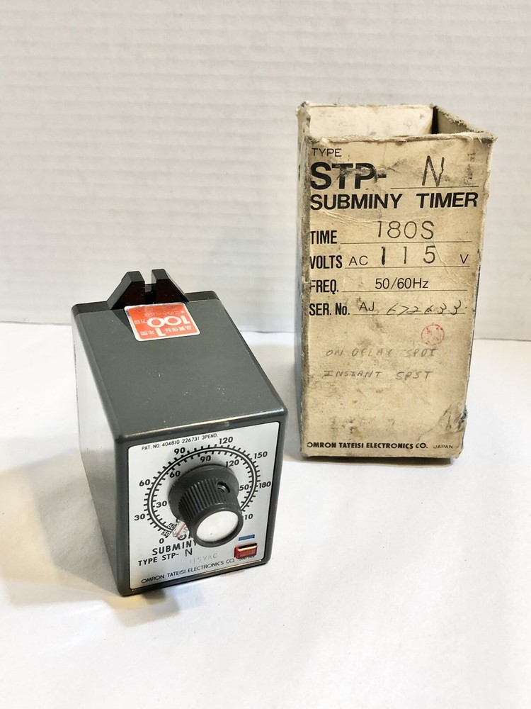 Omron Subminy Timer STP-N 115V 180S