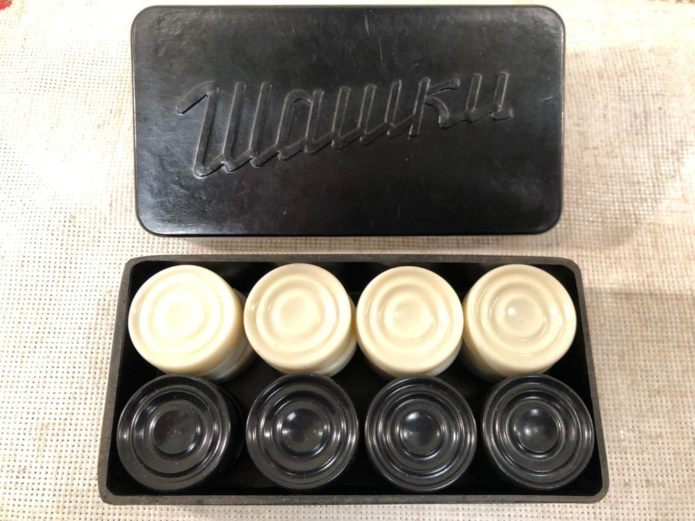 Soviet checkers in original box USSR vintage complete set