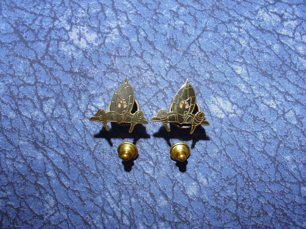 2 ~ SR-71 Airplane Lapel/Hat Pin Tie Tacks