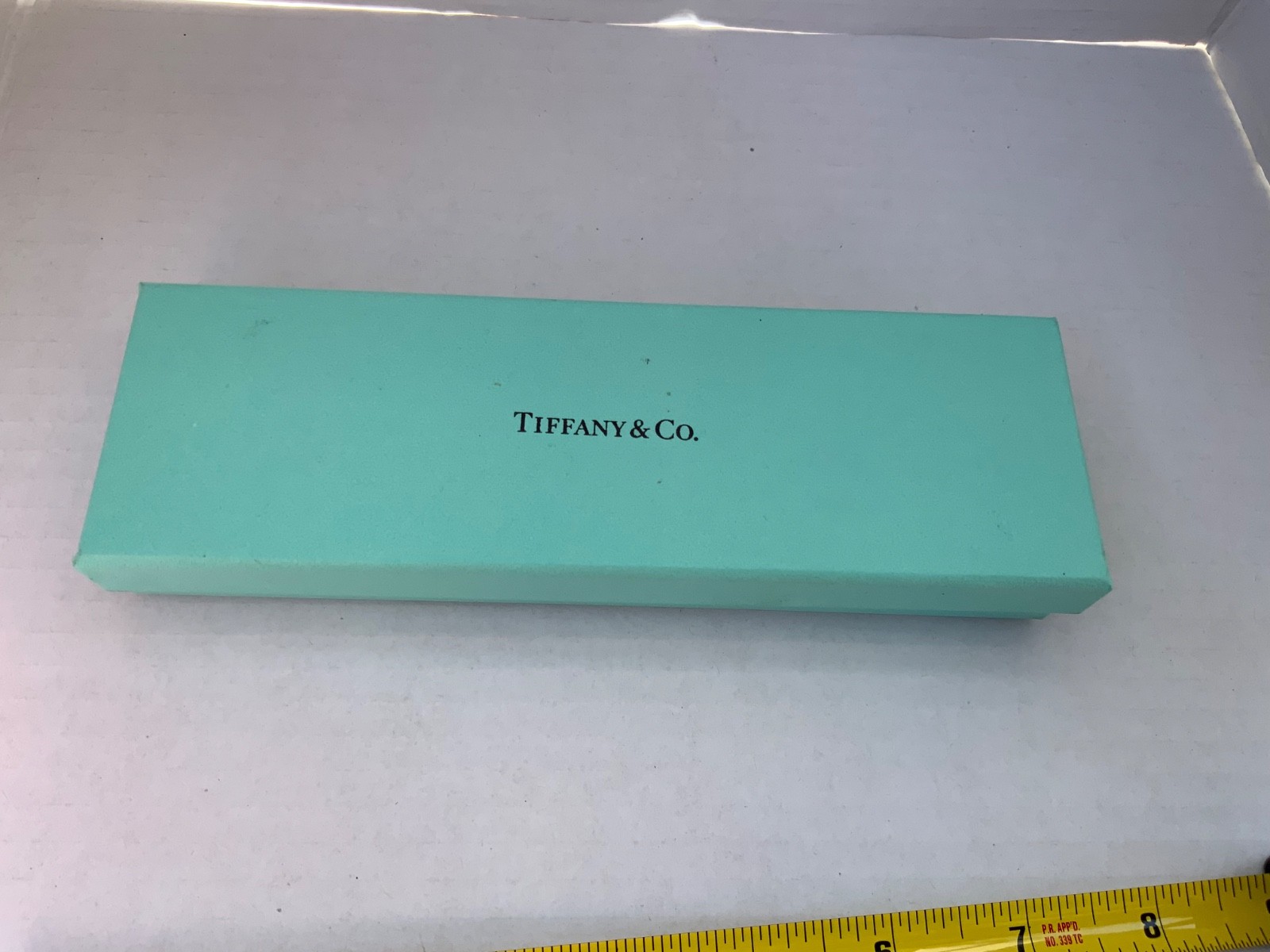 Tiffany & Co. Gold Plated & Blue Lacquer Enamel Ballpoint Pen -New in Box