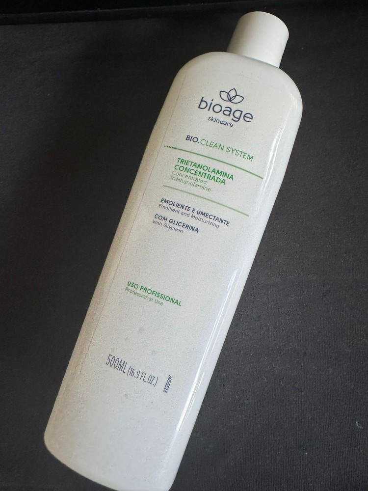 Bioage Triethanolamine – Deep Cleansing & Extractions.