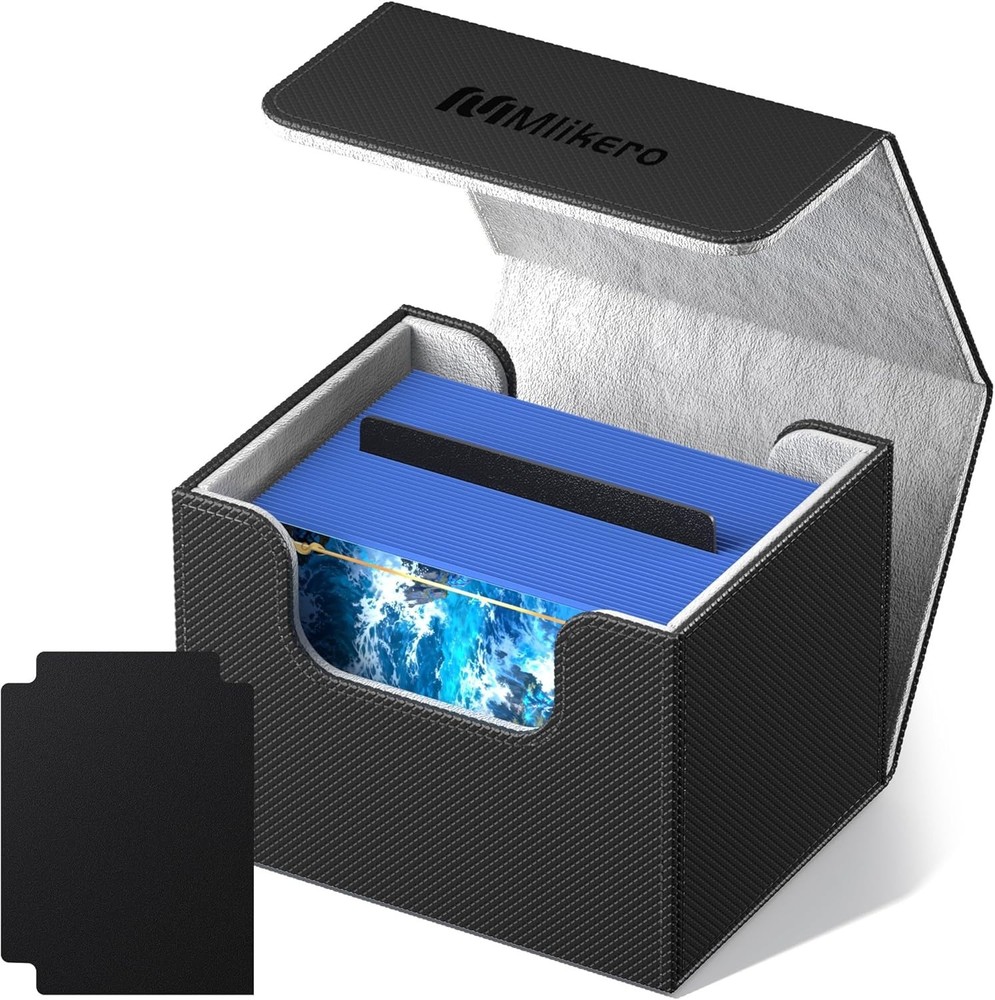 Rectangular Card Deck Box Holds 200+ Unsleeved Cards - Perfect for Gaming