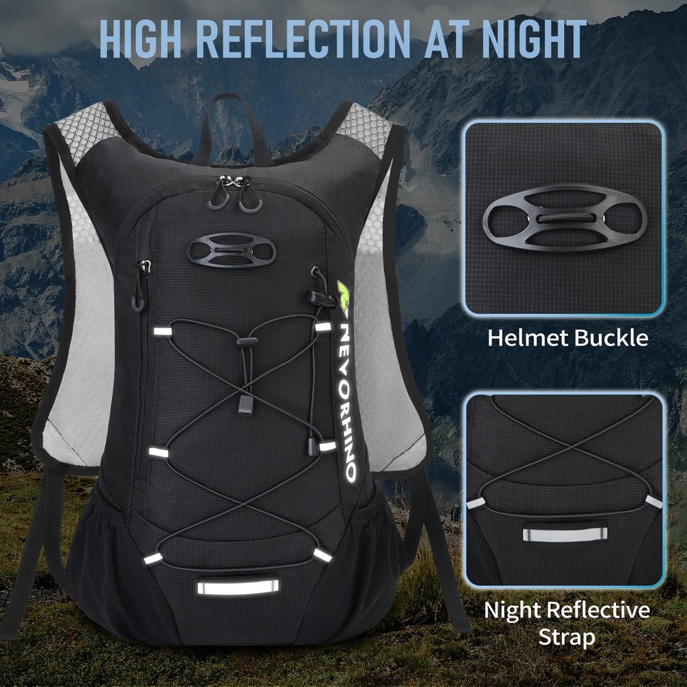 Lightweight Hydration Backpack, Running Backpack with 2L Water Bladder, Hydro...