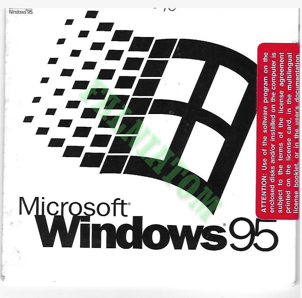 Vintage Sealed Microsoft Windows 95 CD