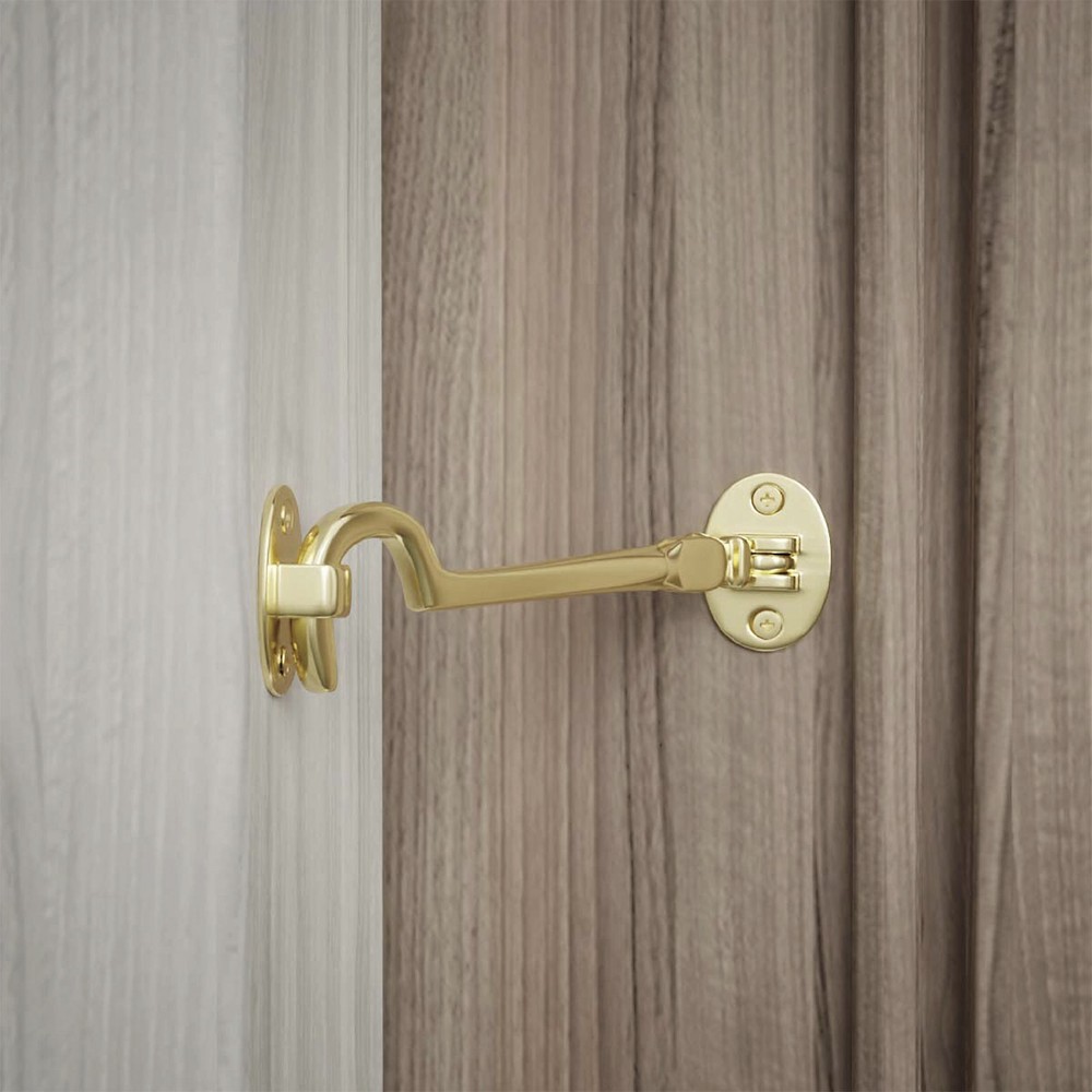 Solid Brass Cabin Eye Hook Latch for Doors and Cabinet Renovators Supply