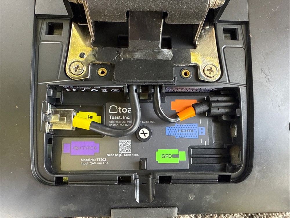 Toast Flex POS Data Processing System TT203 EMV Card Reader TM200 (No Charger)