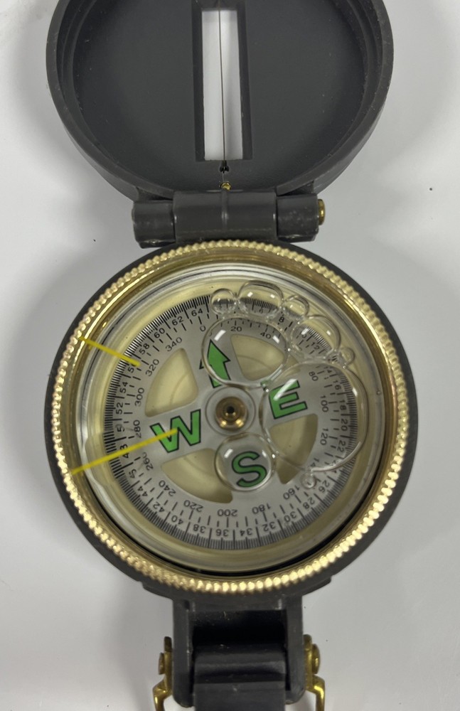 Coleman Engineer Lensatic Compass Directional Compact Camping Fieldwork