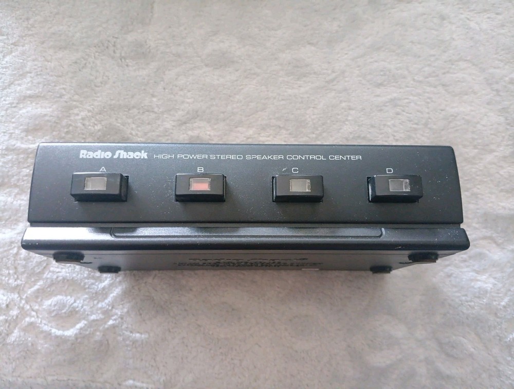 Radio Shack Four-Way STEREO SPEAKER SELECTOR
