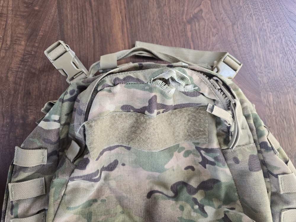 US Military Multicam OEF CP Medium Rucksack Only Backpack Damaged