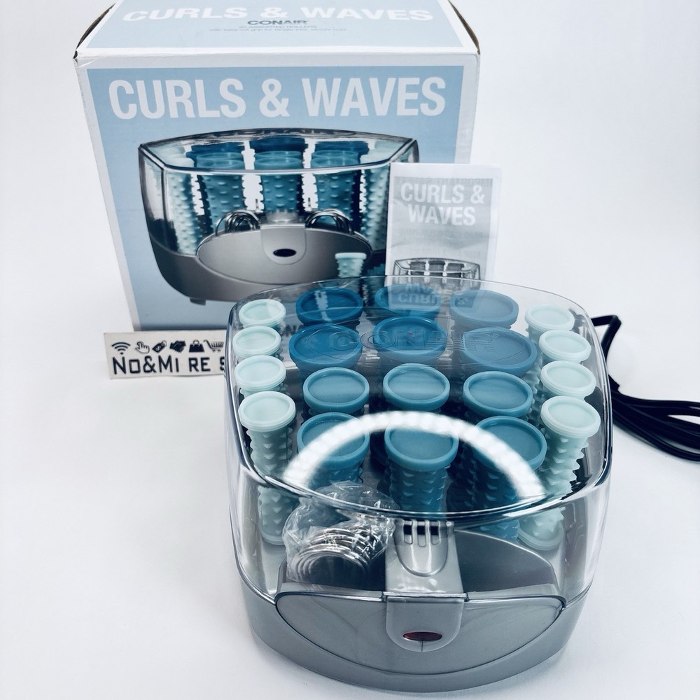 Conair Compact Multi-Size Hot Rollers, Blue