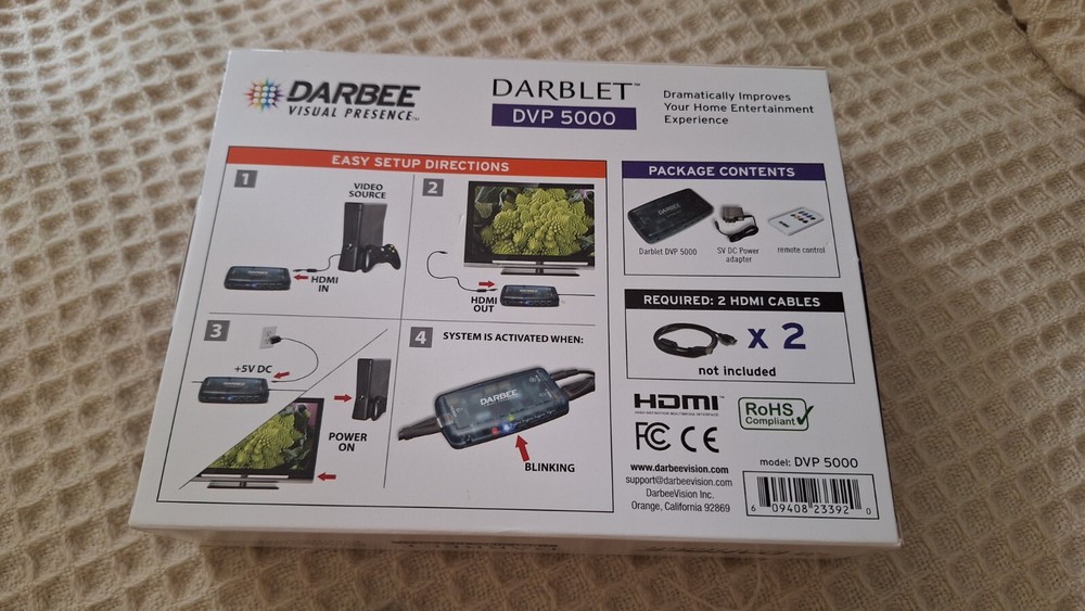Darbee Visual Presence Darblet HDMI Video Processor Model DVP5000