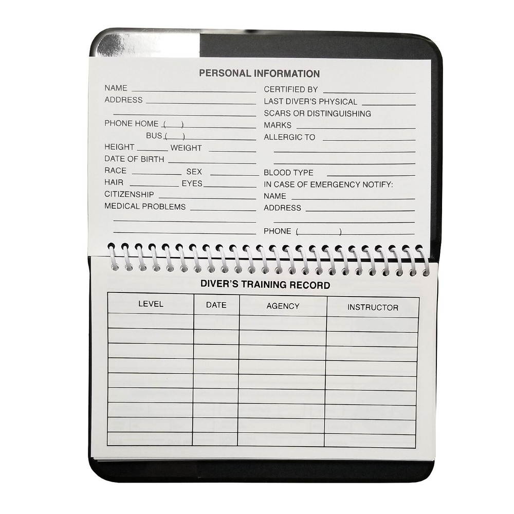 ScubaPro Water Proof Pages Divers Log Book