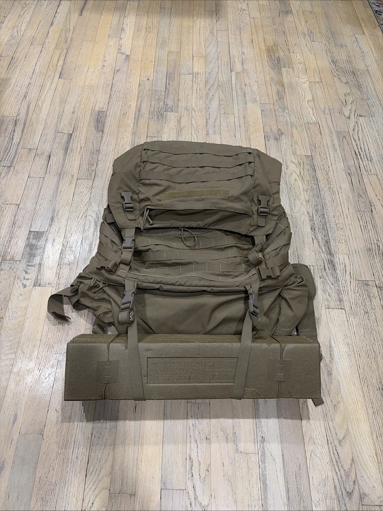 USMC Complete Main Pack FILBE Coyote Backpack Large Rucksack Assault Frame Belt