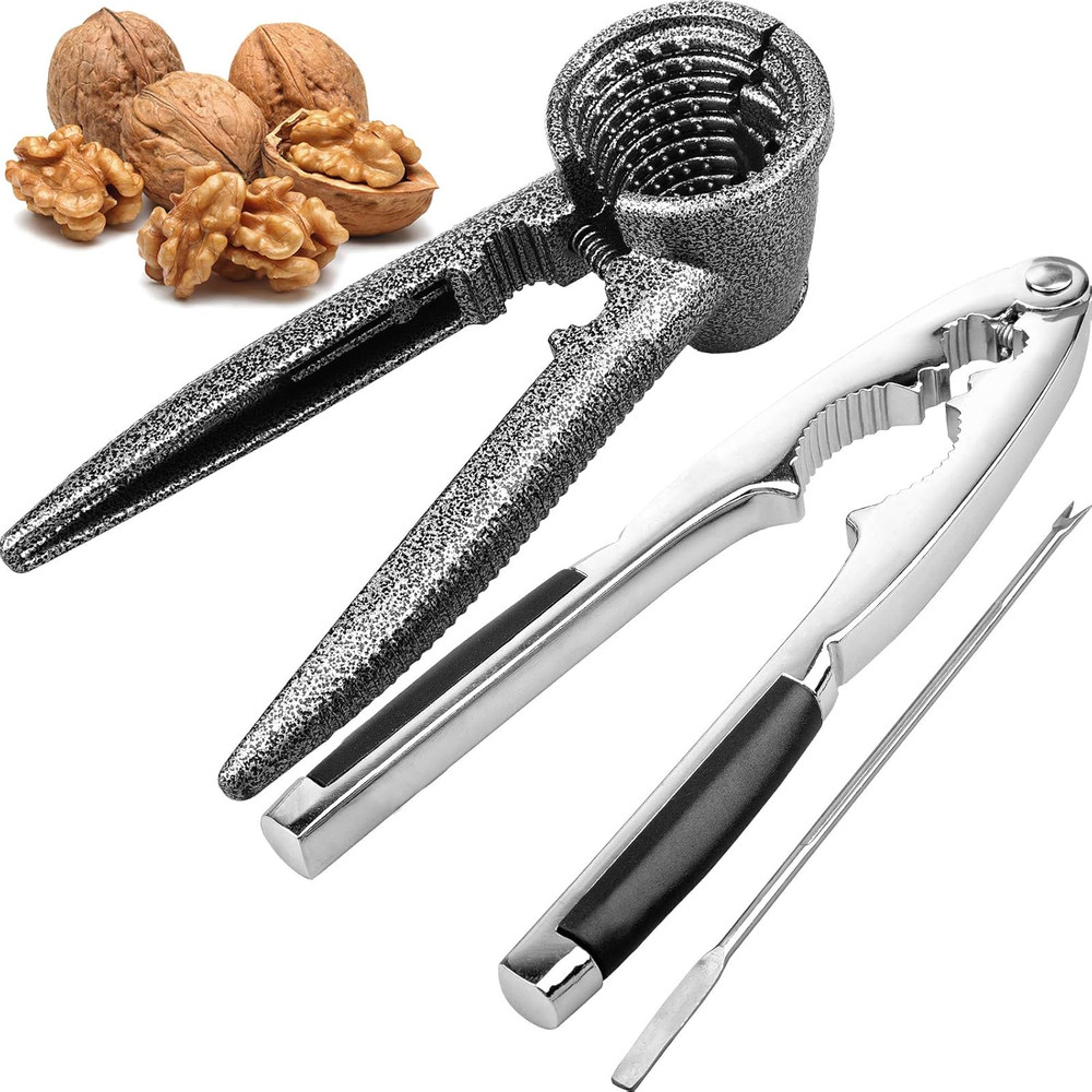 Anwenk Nutcracker Pecan Walnut Nut Crackers Bundle Heavy Duty Shell Seafood Crac
