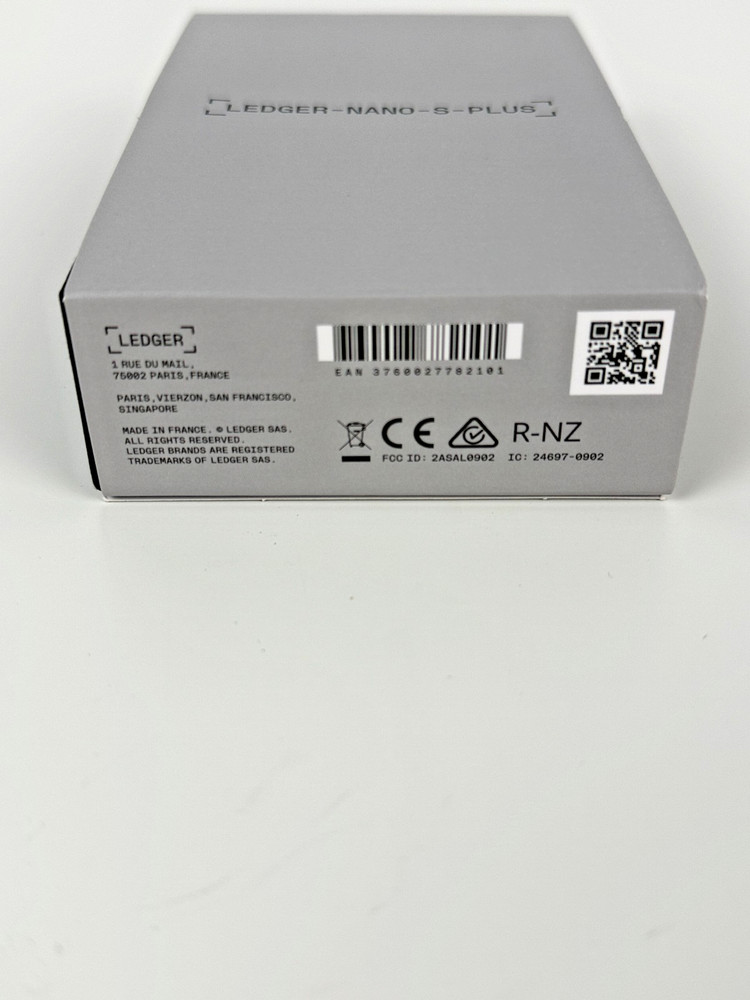 Ledger Nano S Plus Crypto Hardware Wallet Open Box Complete Mint Never Used