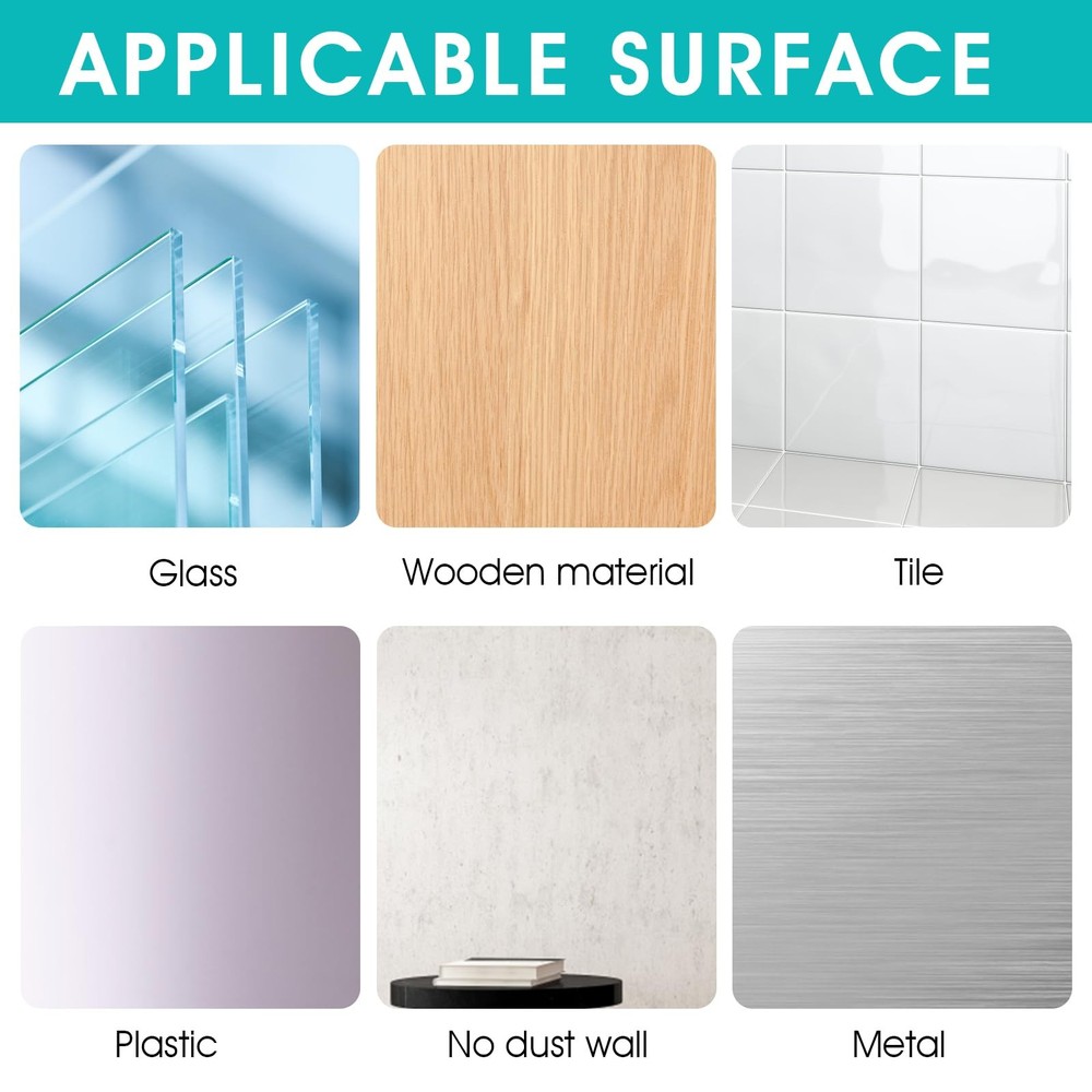 COMNICO 4 Pack Shower Caddy Adhesive Hooks Replacement, Strong Self-Adhesive...