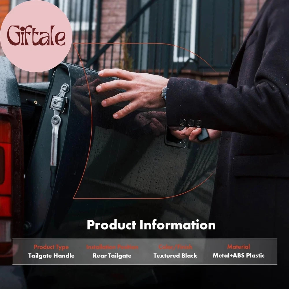 - Tailgate Handle & Bezel Assembly - Compatible with 1999 2000 2001 2002 2003 20