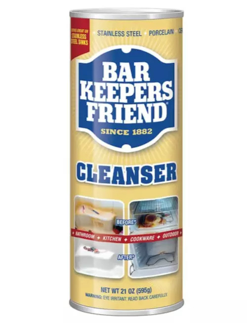 Bar Keepers Friend 21-oz Powder All-Purpose Cleaner Polish Cleanser Home Kitchen