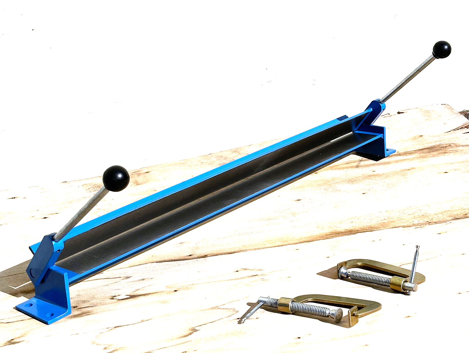 Manual 30" Sheet Metal Bender Brake 0-90 Degree 18 Gauge Steel 14 Gauge Aluminum