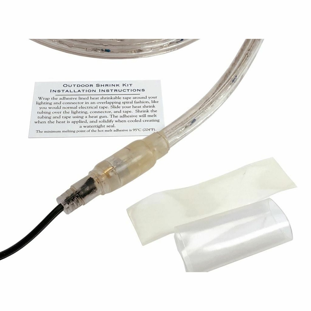 Warm White LED Rope Light - 120 Volt - Custom Cut