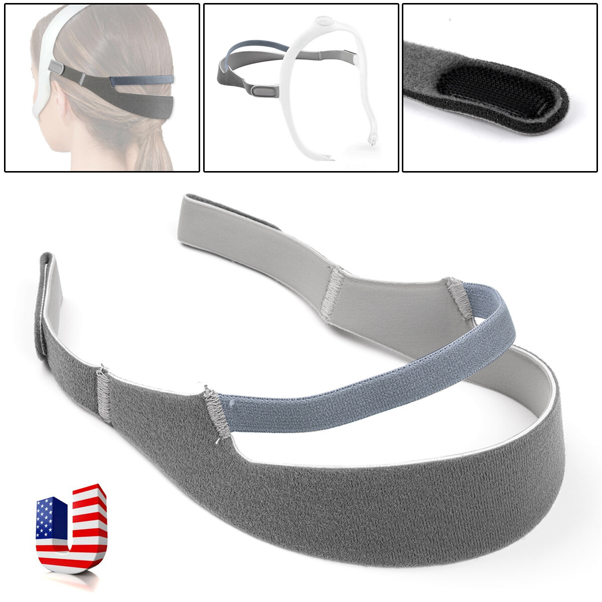 1-10X Replacement Headgear Strap Compatible with DreamWear For CPAP Nasal Mask