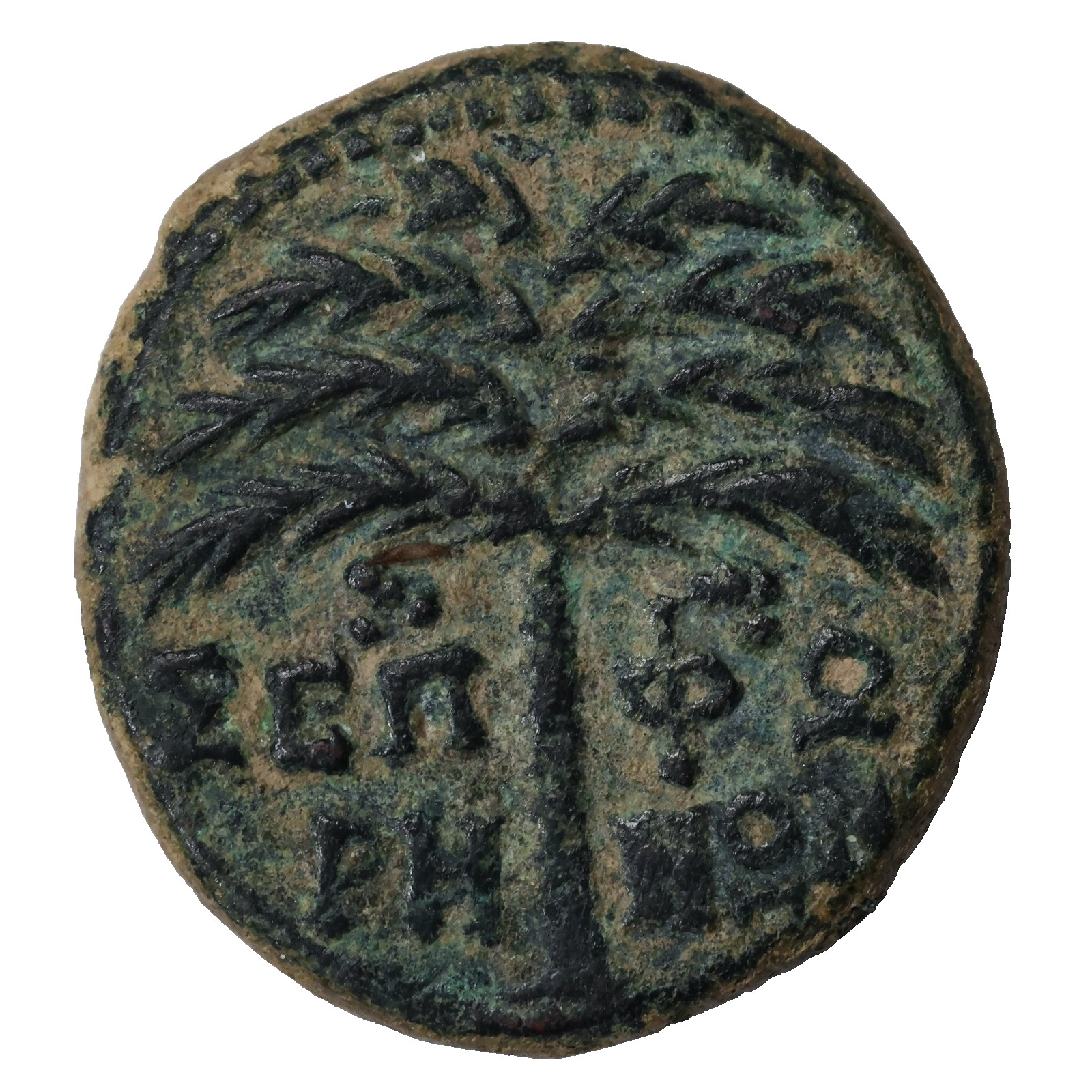 Judaea Sepphoris Trajan 98-117 AD AE23 Roman Provincial Coin