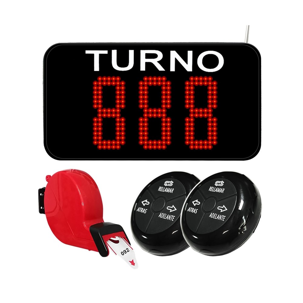 Take a Number System Waiting Number System Queue Wireless Calling System with...