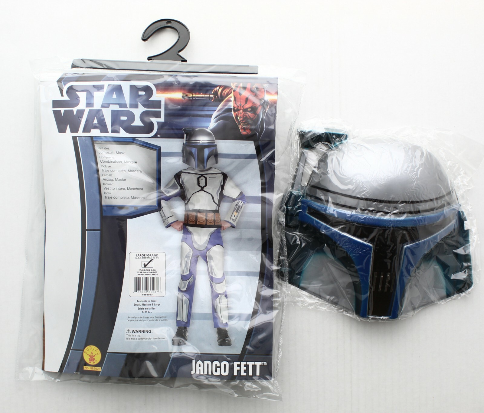 Star Wars Jango Fett Deluxe Costume Children Size, Large 12-14 Halloween Cosplay