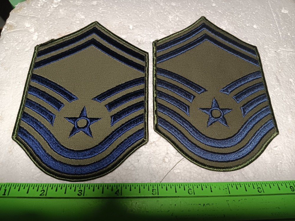U.S. Air Force Subdued 4" Chevrons- Senior Master Sergeant (22-1237)