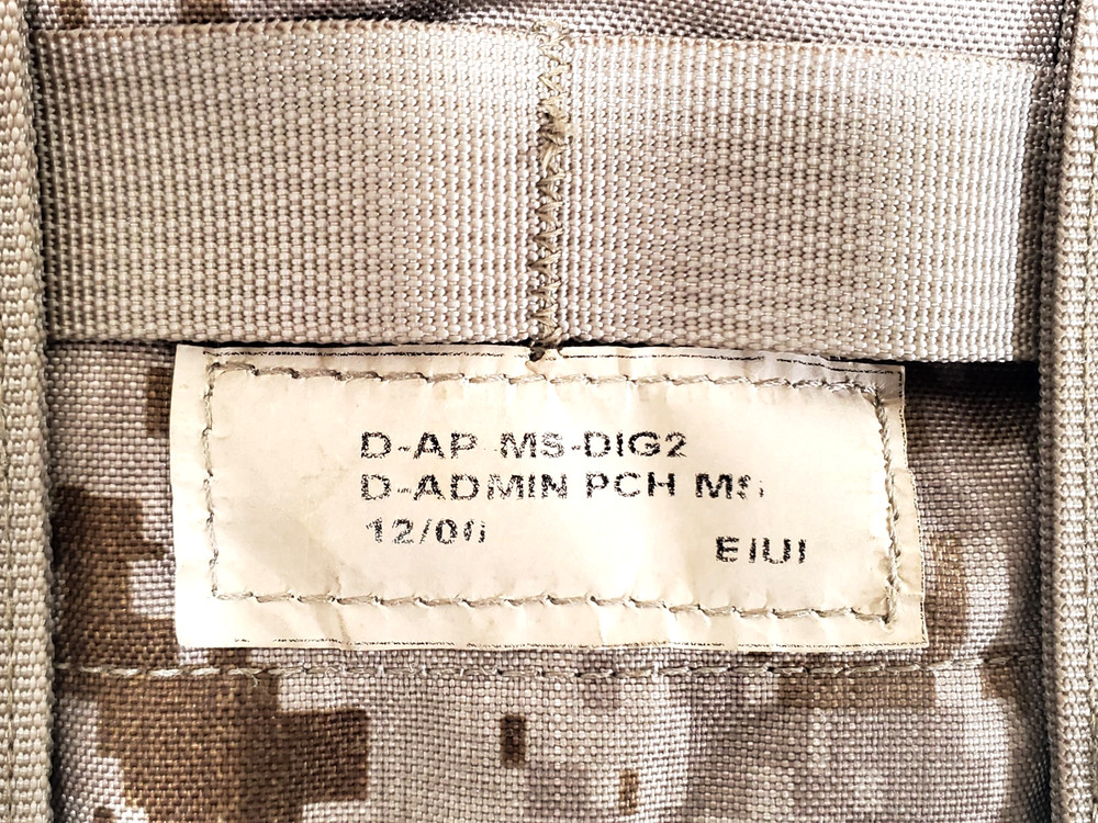 Eagle Industries Admin Pouch DIG2 AOR1 12/06 DEVGRU SEAL NSW SOF