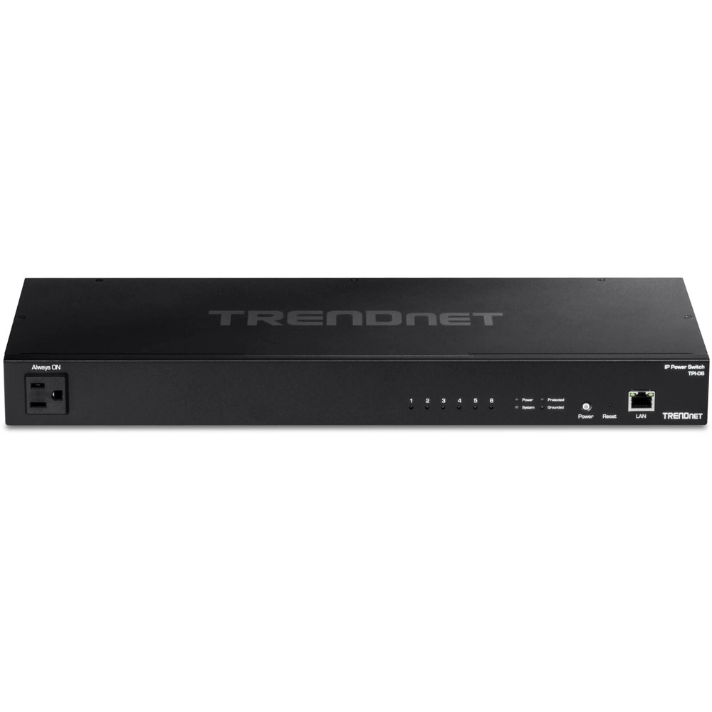 TRENDnet 6-Outlet Managed Rackmount Power Distribution Unit TPI-06
