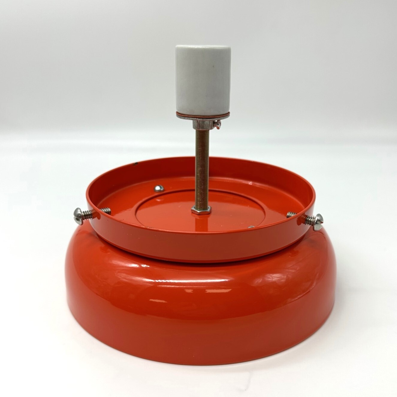GAS PUMP GLOBE LAMP BASE - 6" BASE W MATCHING COLOR HOLDER - FREE SHIPPING!