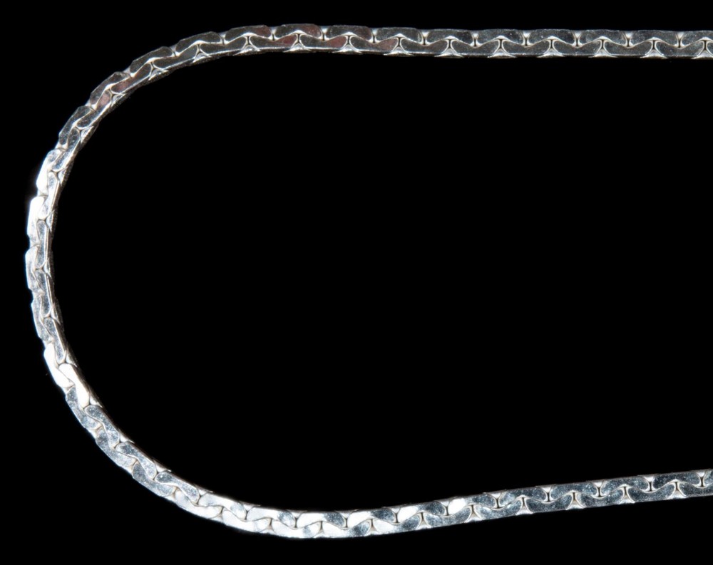 Sterling Silver Solid Serpentine Chain 16” 2mm NEW