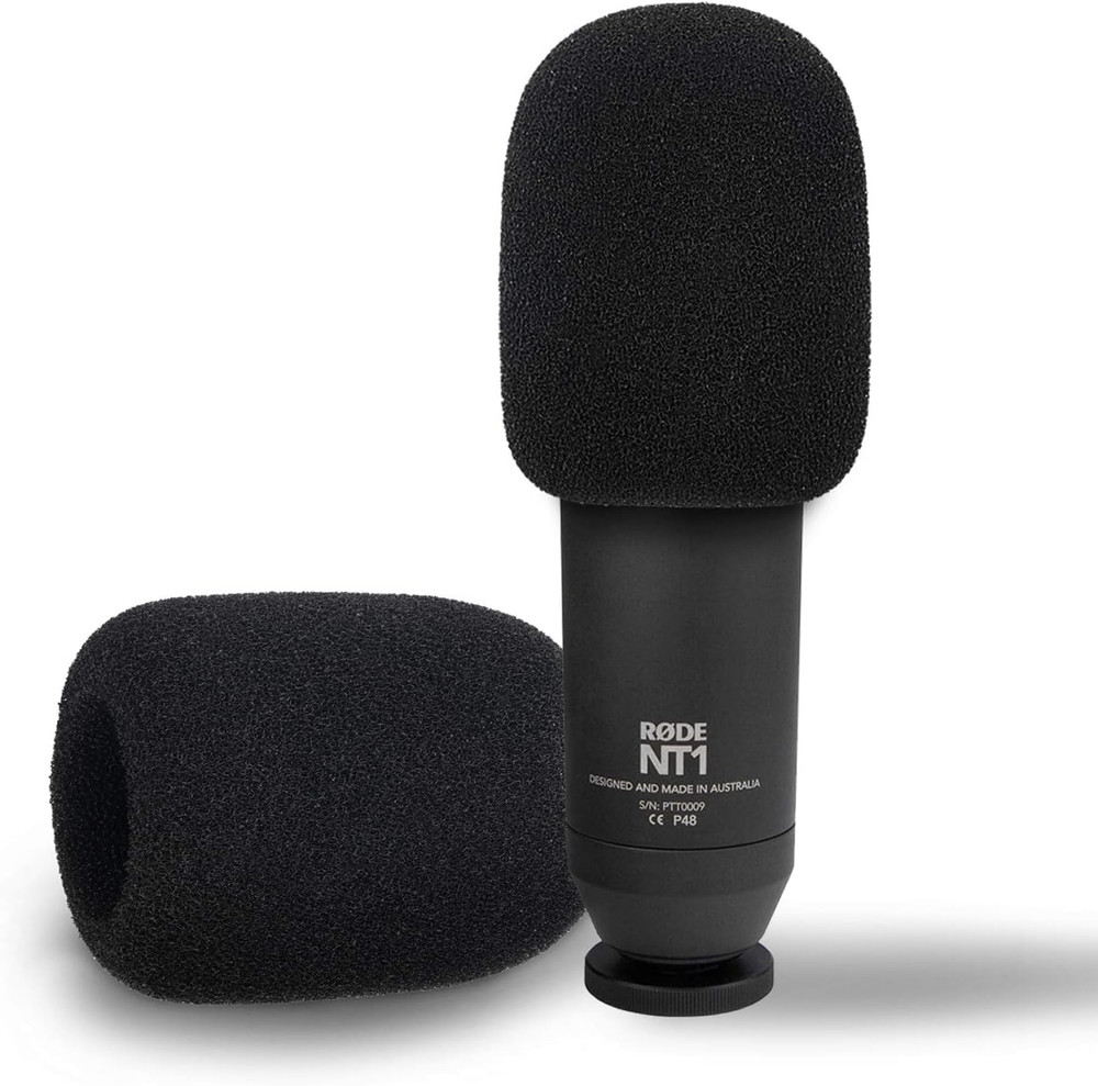 WS2 Microphone Pop Filter/Windscreen Compatible with Rode NT1-A, Procaster, Podc