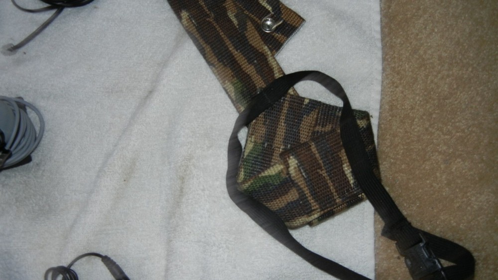 Bow holder, compact binoculars sportsmans package