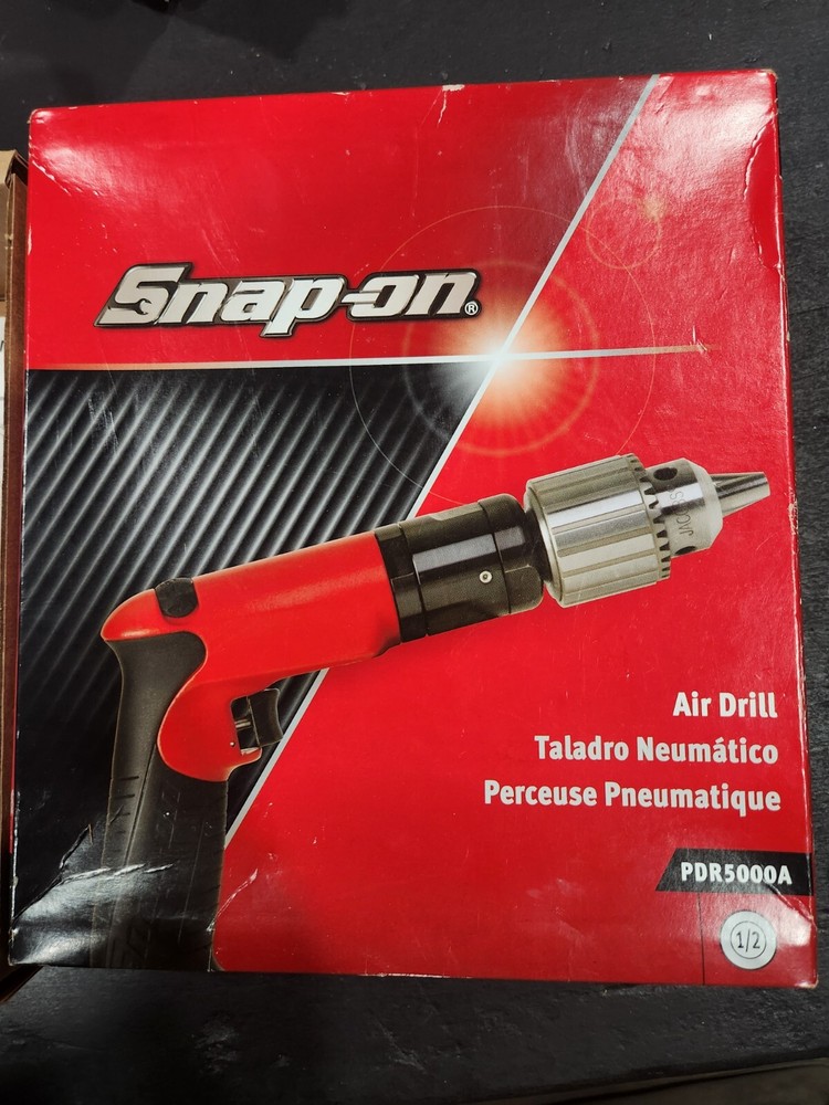 NEW snap on 1/2" Capacity Reversible Drill (Red) pdr5000a air drill