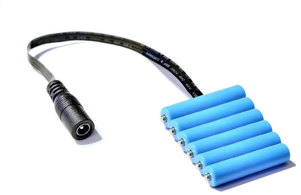 6 x AAA Battery Replacement Eliminator Kit for Electronic Devices
