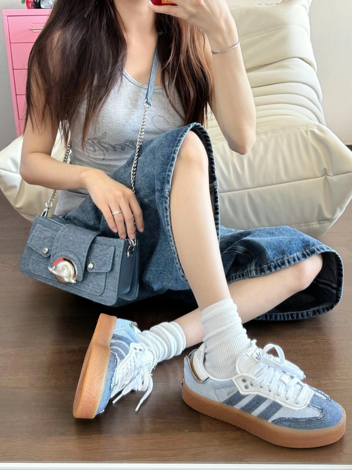 Adidas Sambae Denim Women's II0001