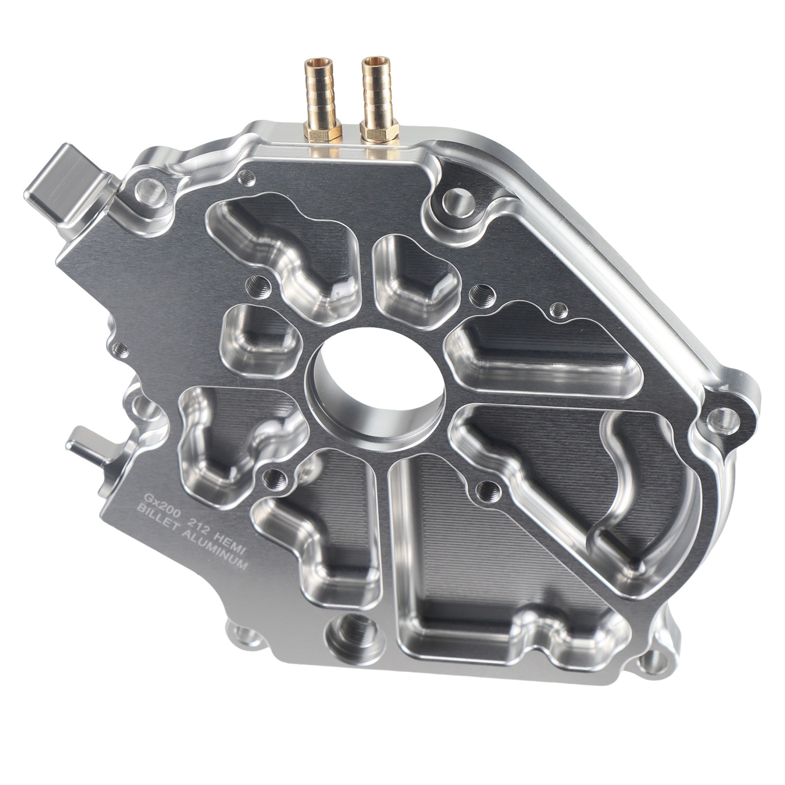 Dual Bearing Billet Side cover For GX200 Predator Hemi, Ghost, Tillotson 212 224