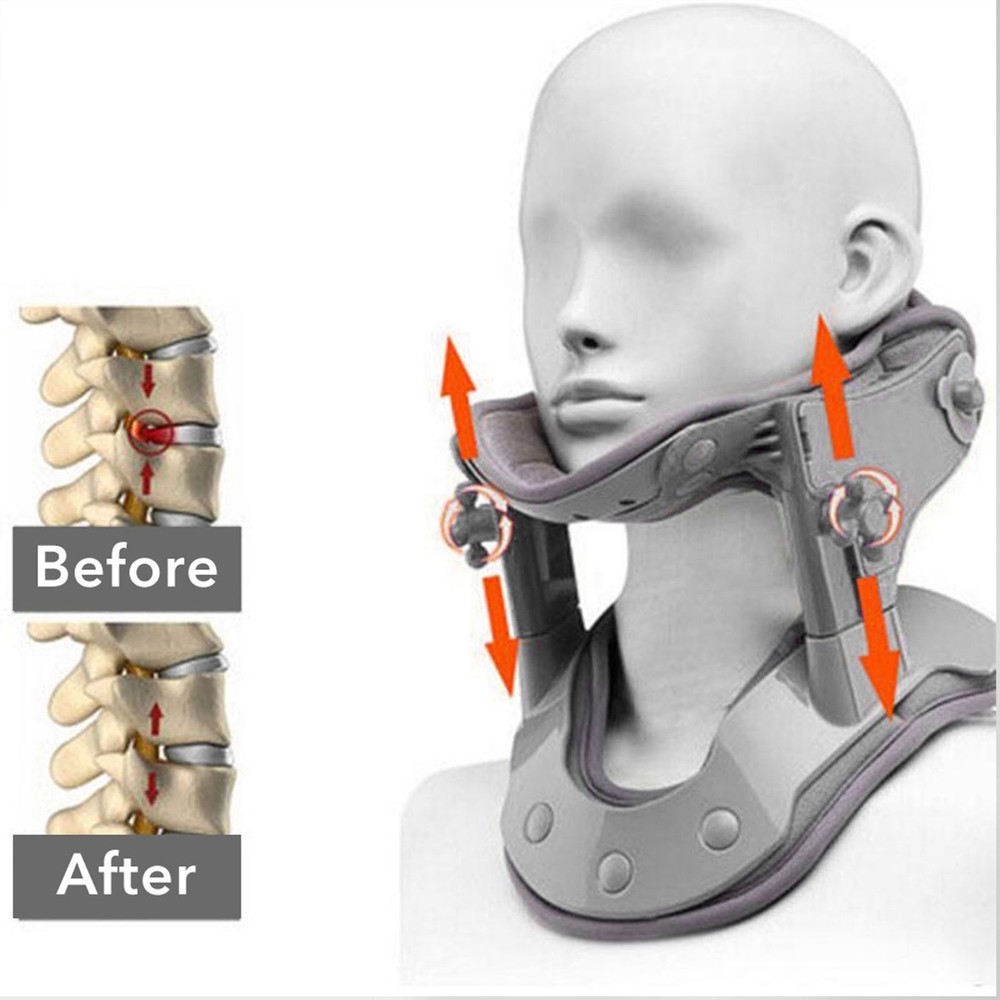 Adjustable Neck Brace For Cervical Spine Problems Hot Compress Trending