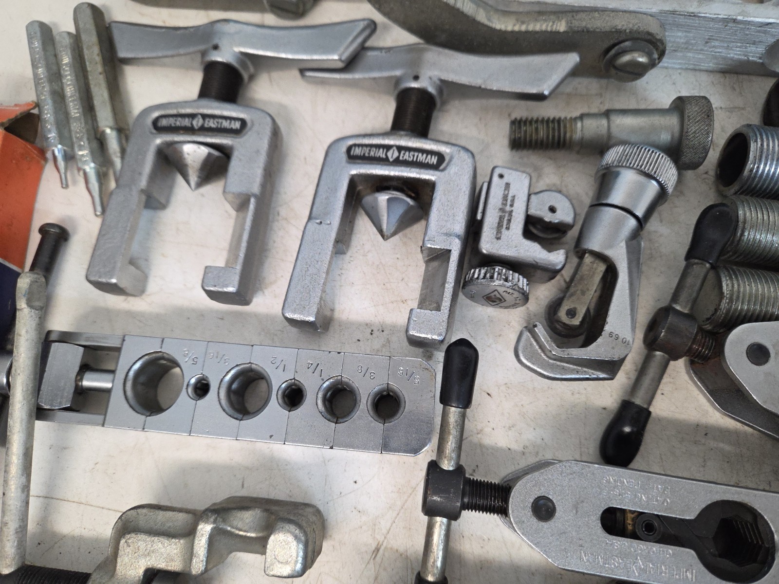 Imperial Eastman Tubing Bender Kit Set Lot In Metal Case