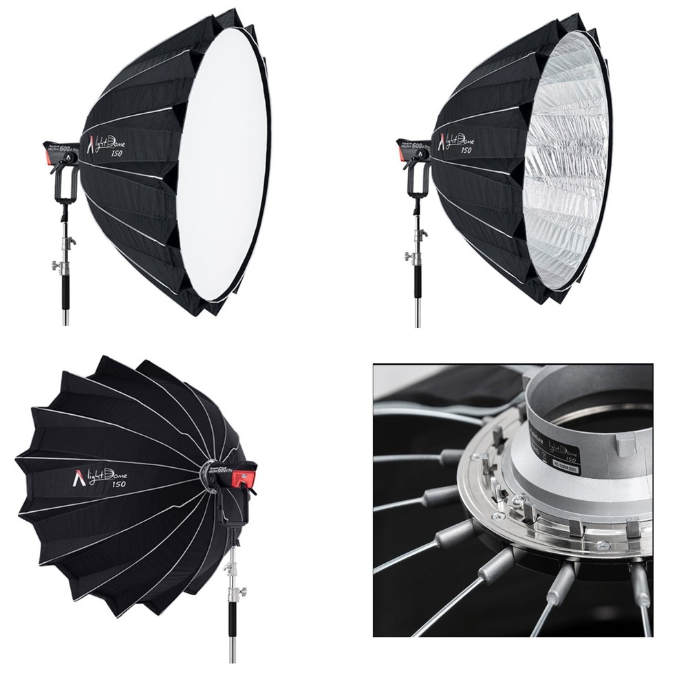 Aputure Light Dome 150 Softbox 150cm Large Deep Parabolic Bowens Mount Softboxes