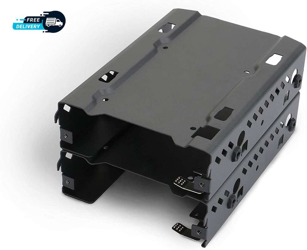 - Stackable 3.5" HDD Bracket Duo Pack Cases Ph-Hddkt_03Black