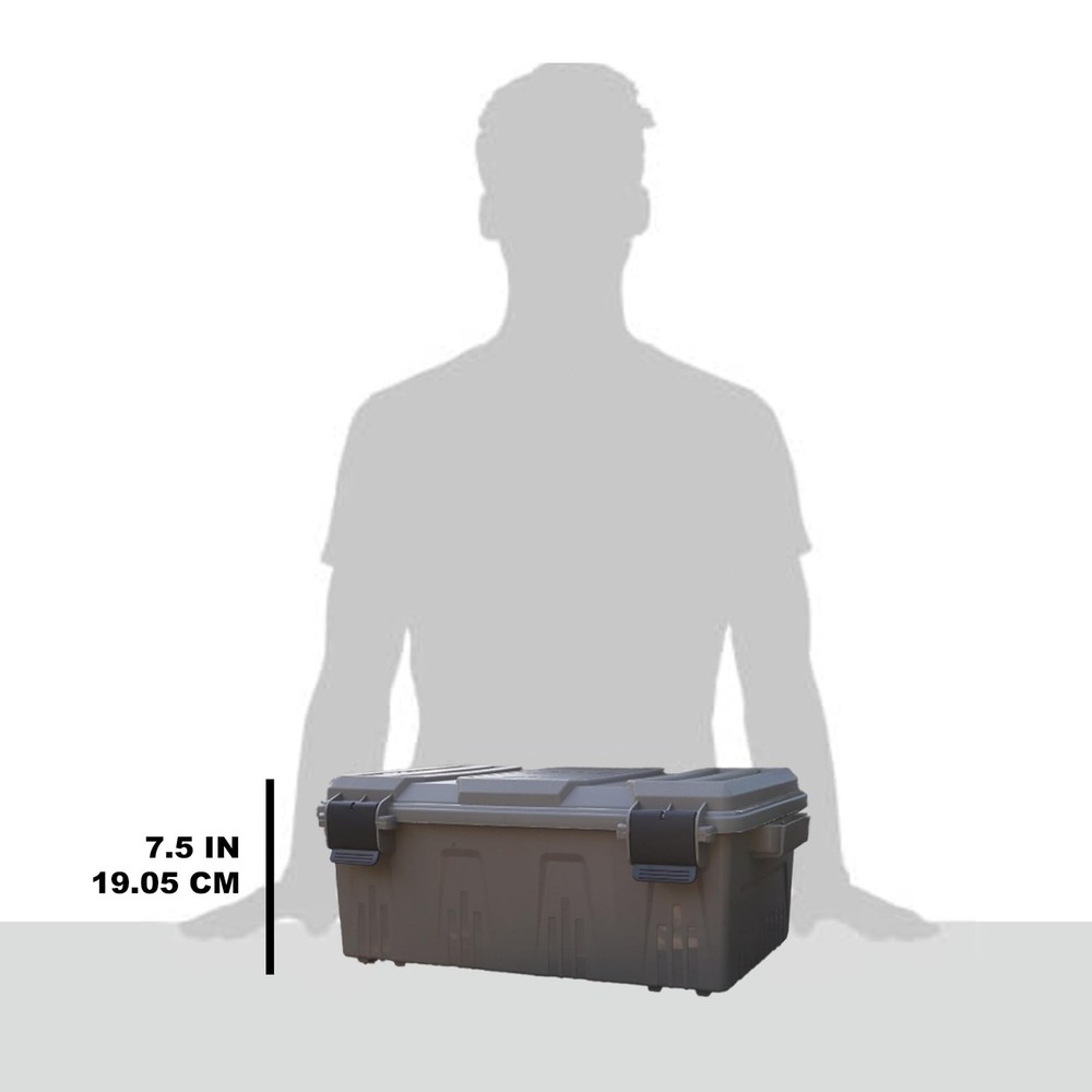 MTM ACDC30, Divided Ammo Crate Utility Box, Water-Resistant, Stackable, Snap Lat