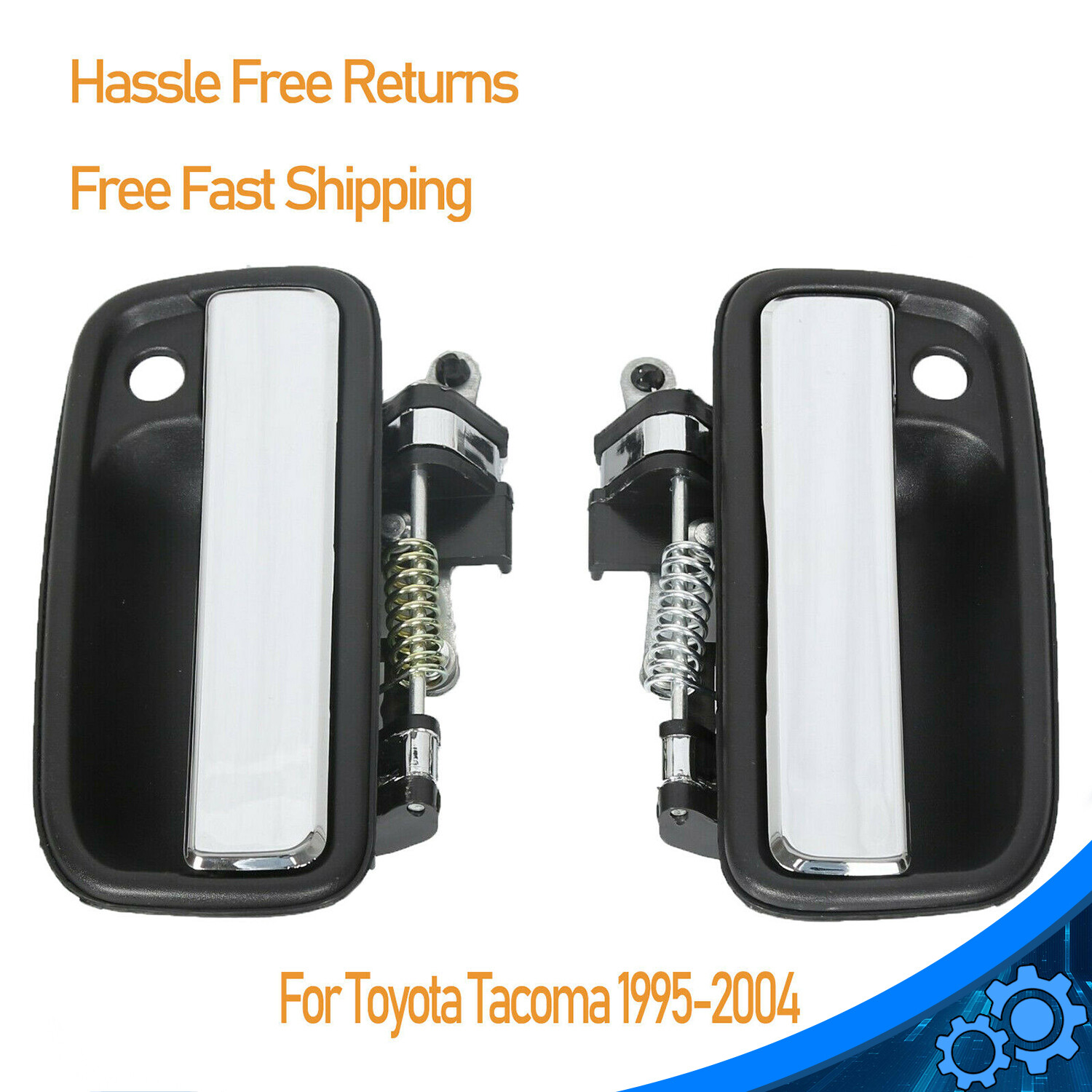 Pair For Toyota Tacoma 95-04 Front Outside Door Handle 69220 69210 35020 Outer