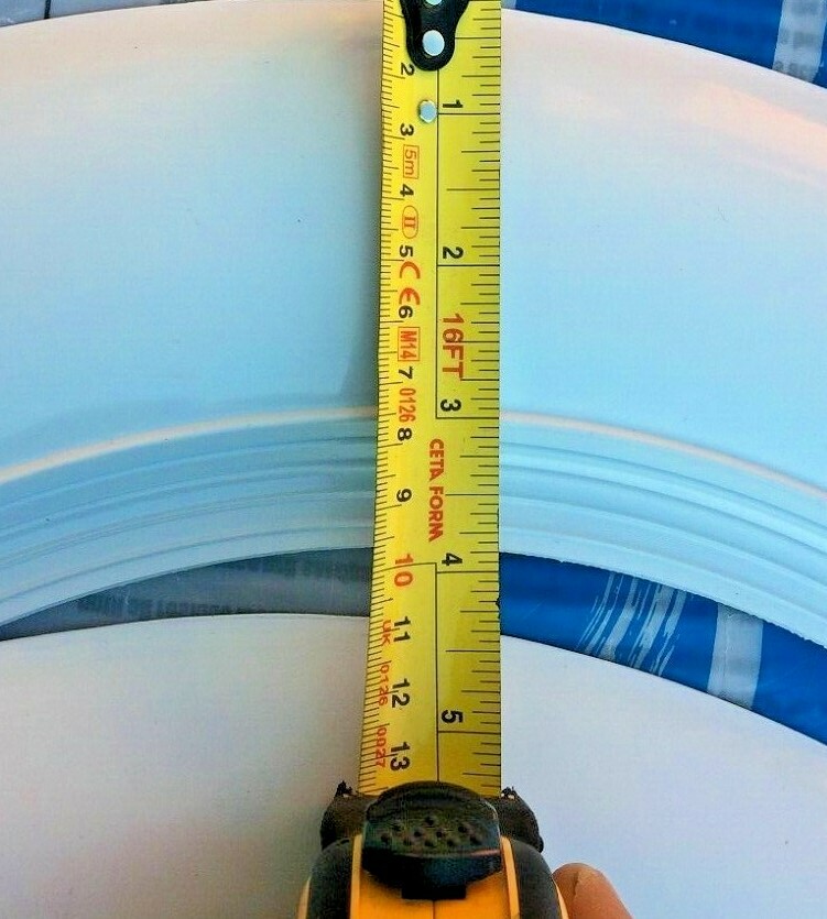 For 15 Inch Rims 3'' Wide Whitewall Topper Tire Trim Insert Firestone Style 4Pcs