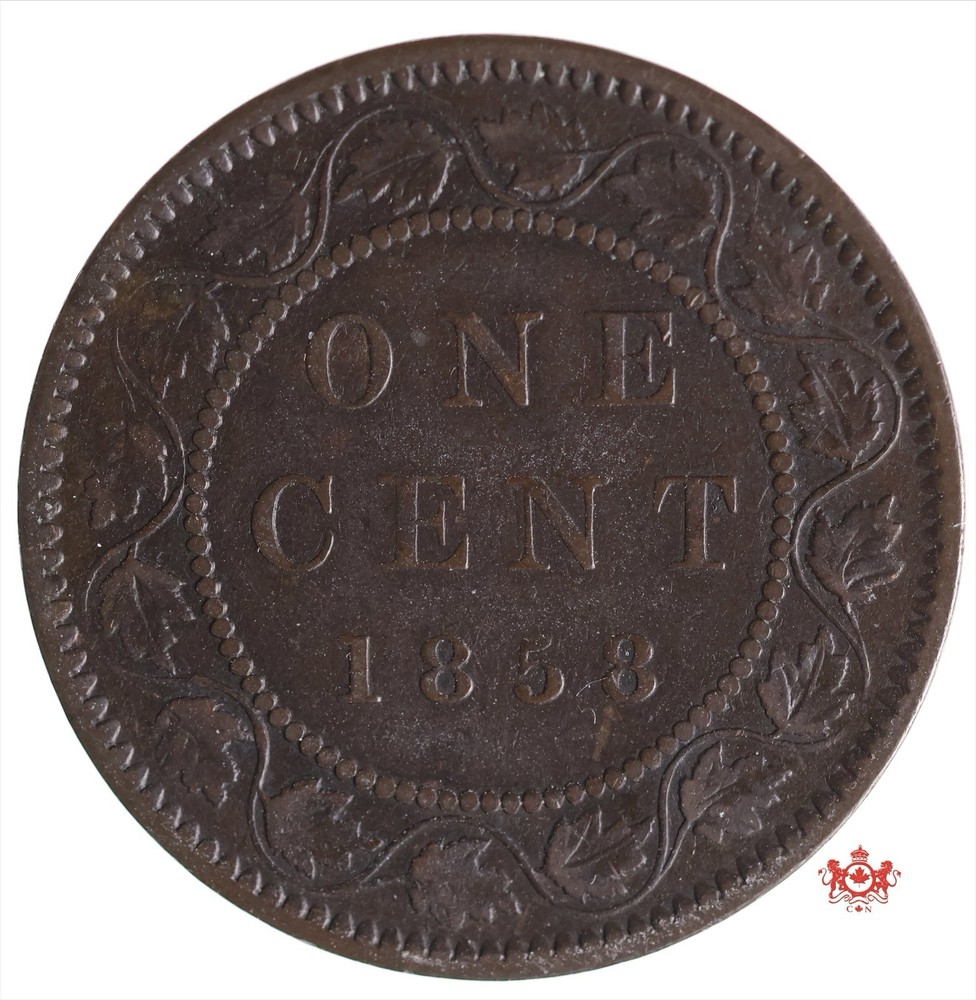 1858 Canada 1 Cent - VF - Lot#13235