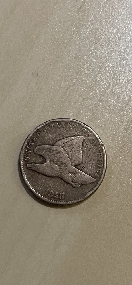1858 Philadelphia Flying Eagle Cent