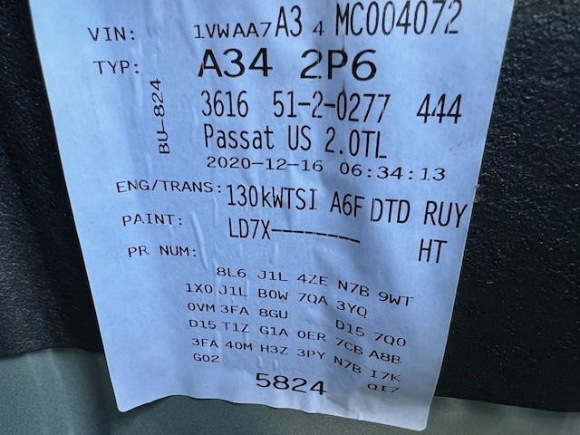 PASSAT 2021 Camera/Projector 323952