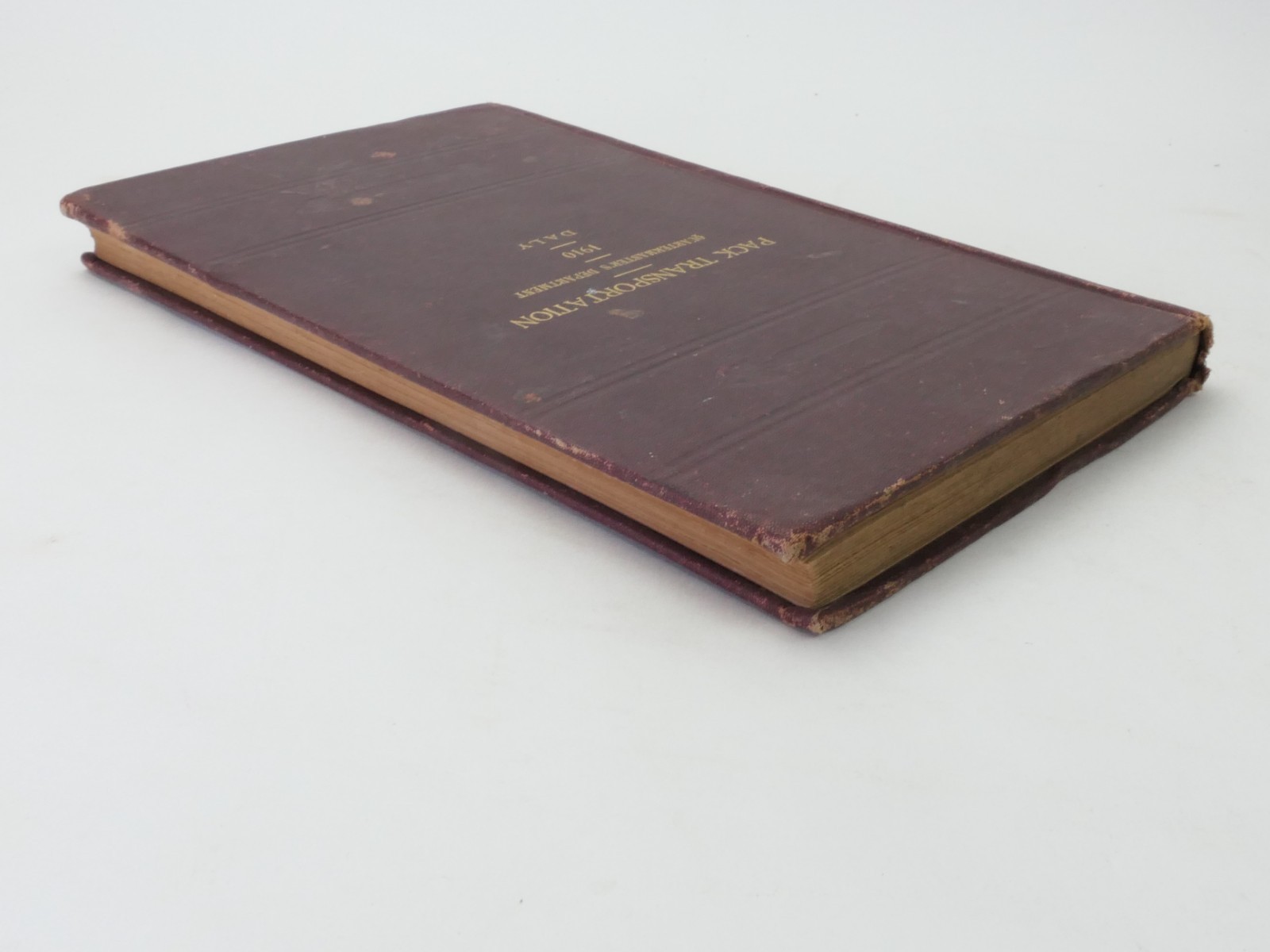 WWI US Army PACK TRANSPORTATION Quartermaster Corps 1910 Daly w/ Illustrations